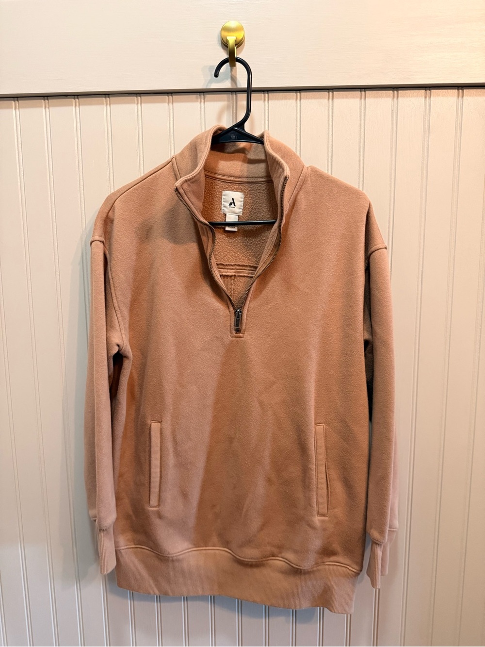 Women's Quarter-Zip Pullover Tunic Sweatshirt